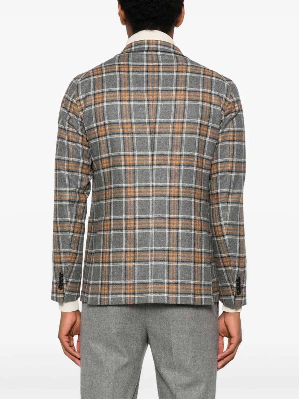 Tagliatore Blazer met enkele rij knopen Grijs
