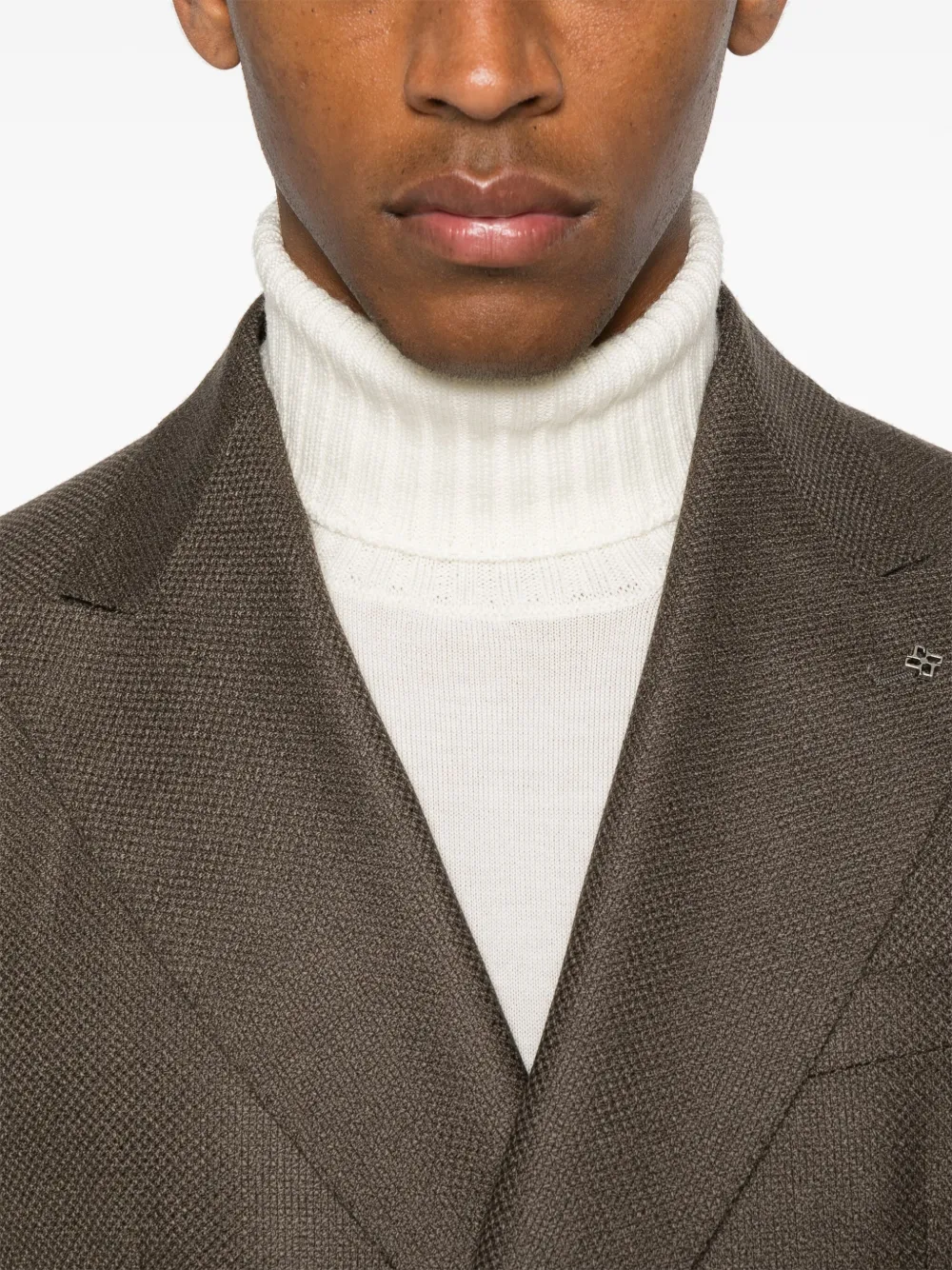 Tagliatore Blazer met dubbele rij knopen Bruin