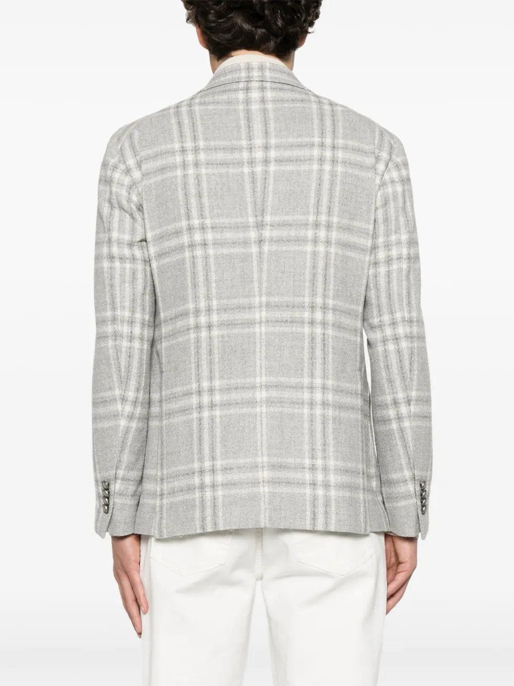 Tagliatore Blazer met enkele rij knopen Grijs