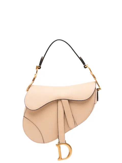 Christian Dior Pre-Owned 2019 Mini Grained Calfskin Saddle satchel