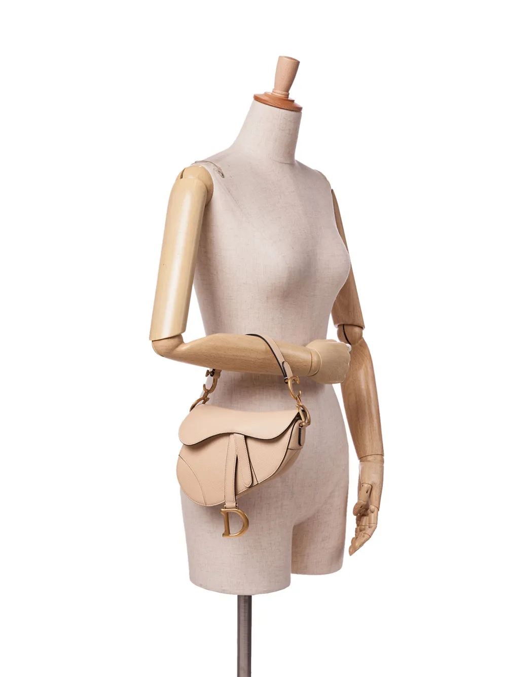 Christian Dior Pre-Owned Borsa a tracolla Saddle mini in pelle di vitello pieno fiore 2019 | Pre-owned | Image 2