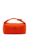 Hermès Pre-Owned 2020-2024 Small Toile Bride A Brac vanity bag - Orange