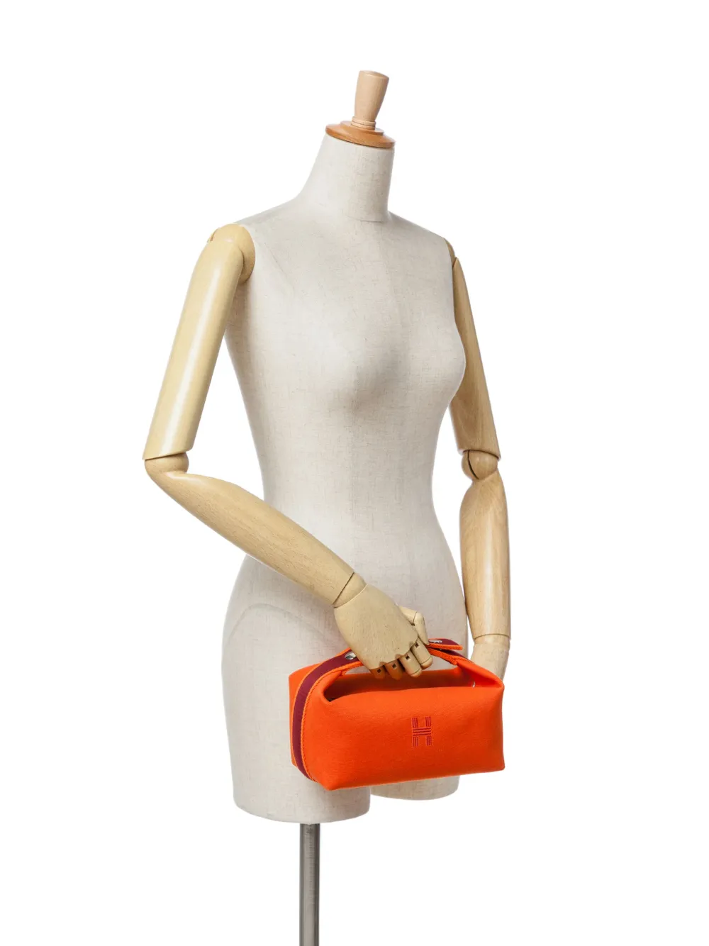 Hermès Pre-Owned 2020-2024 Small Toile Bride A Brac vanity bag | Pre-Owned | Image 2