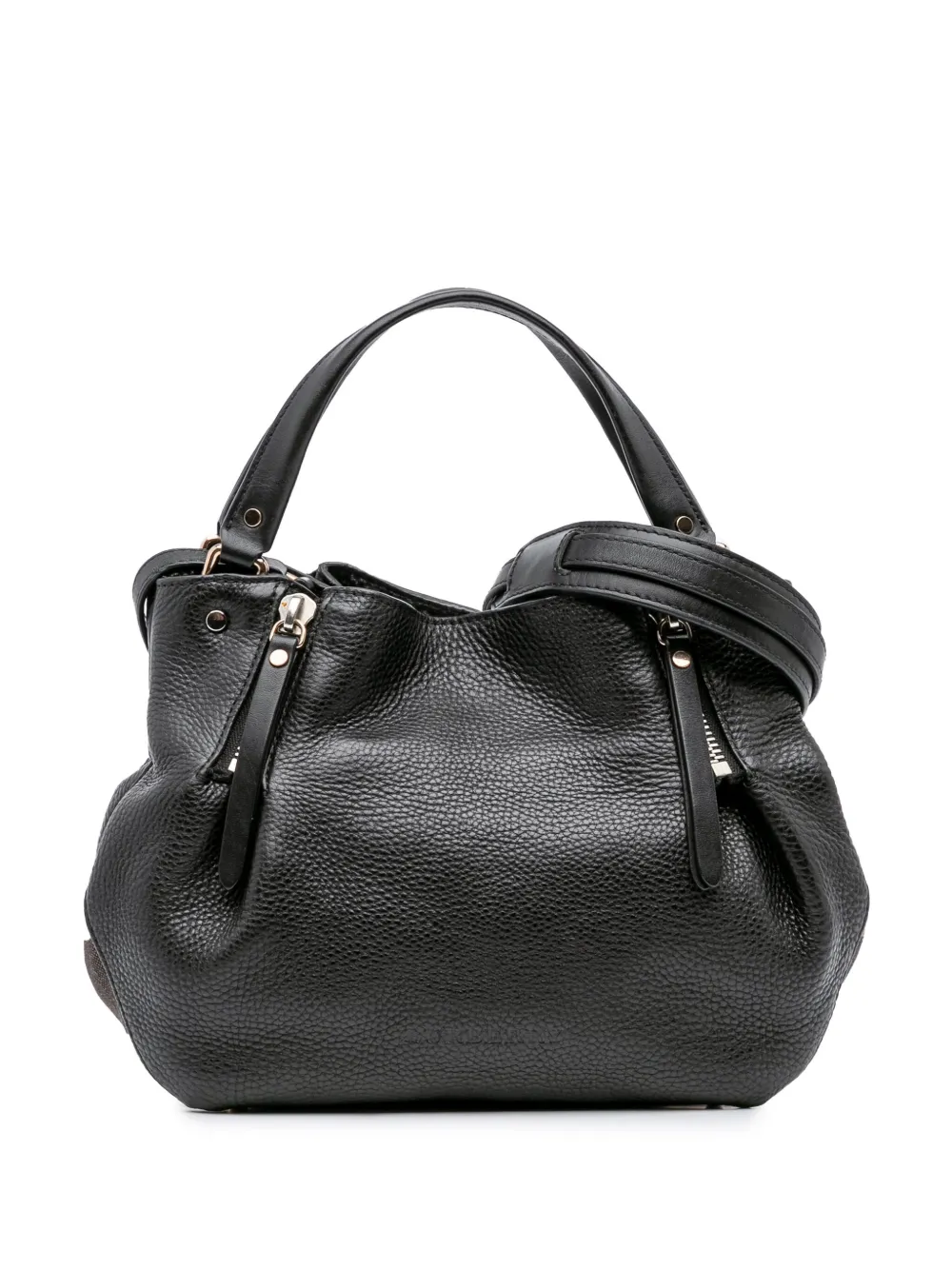 Pre-owned Burberry 2000-2017 Leather Maidstone Satchel