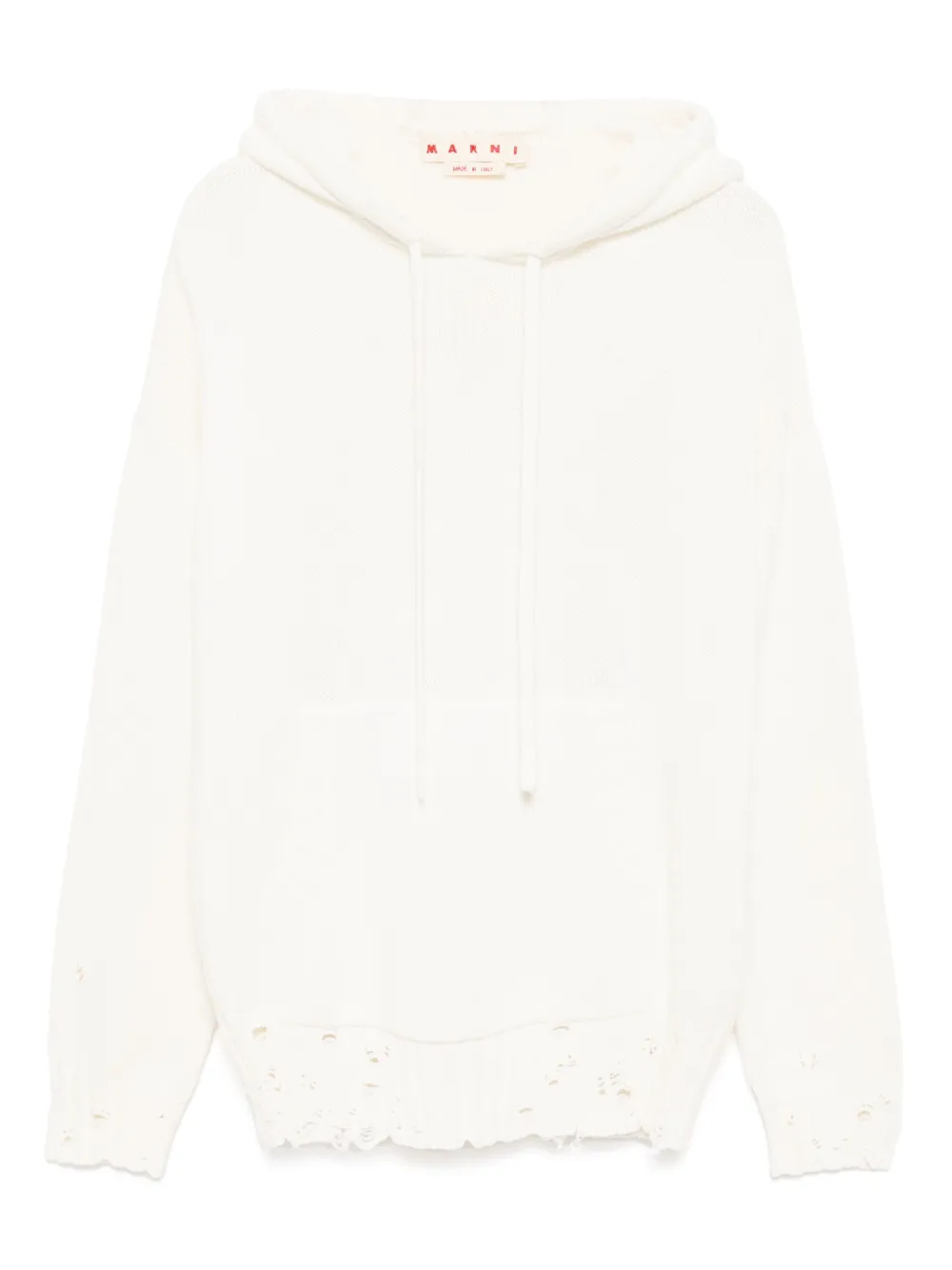 Marni knitted hoodie | White | Image 1