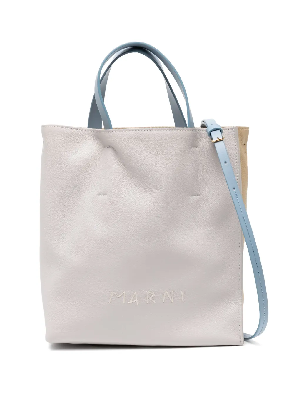 Marni Shopper met logo Grijs