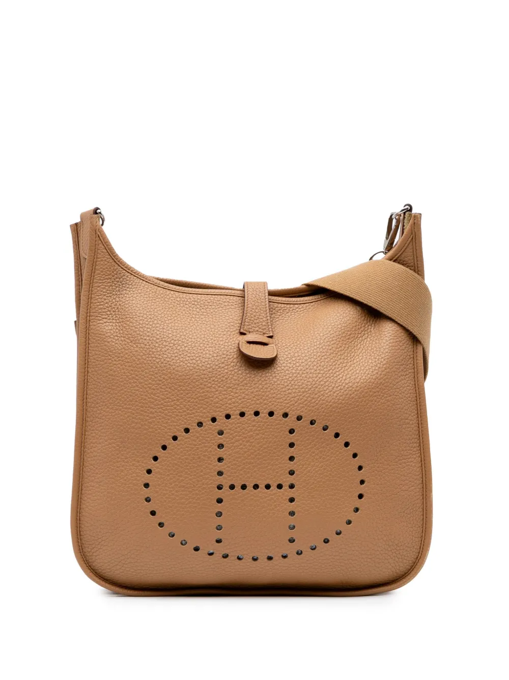 Hermès Pre-Owned 2010 クレマンス エヴリン III 33 ショルダーバッグ - ブラウン Hermès Pre-Owned 2010 クレマンス エヴリン III 33 ショルダーバッグ - ブラウン