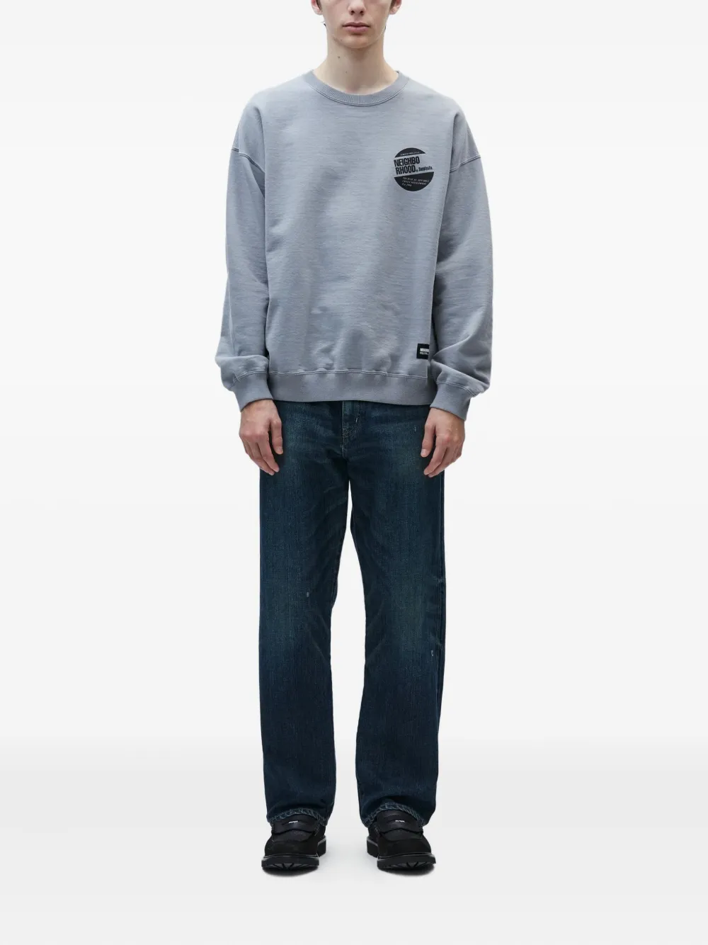 Neighborhood faded-effect jeans - Blauw