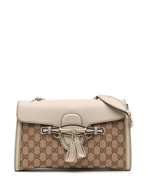 Gucci Pre-Owned شنطة كتف 'GG كانفا إيميلي' متوسطة 2016-2025