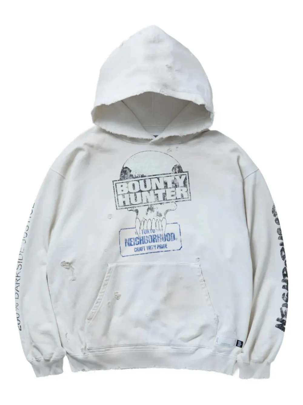 Neighborhood x Bounty Hunter graphic-print hoodie - ホワイト Neighborhood x Bounty Hunter graphic-print hoodie - ホワイト
