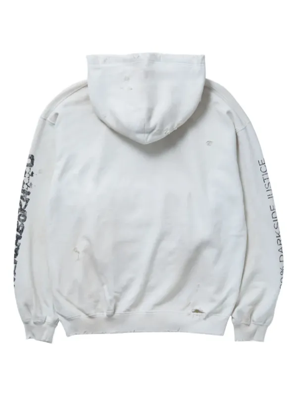 【NEIGHBORHOOD】BOUNTY HUNTERxRUSSELL ATHLETIC. SWEAT HOODIE Neighborhood x Bounty Hunter graphic-print Hoodie | White