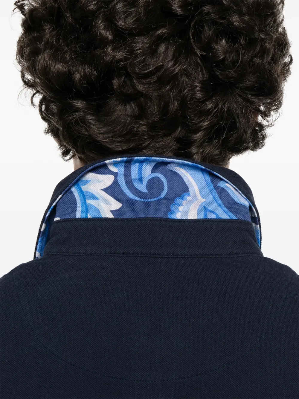 ETRO Katoenen poloshirt Blauw