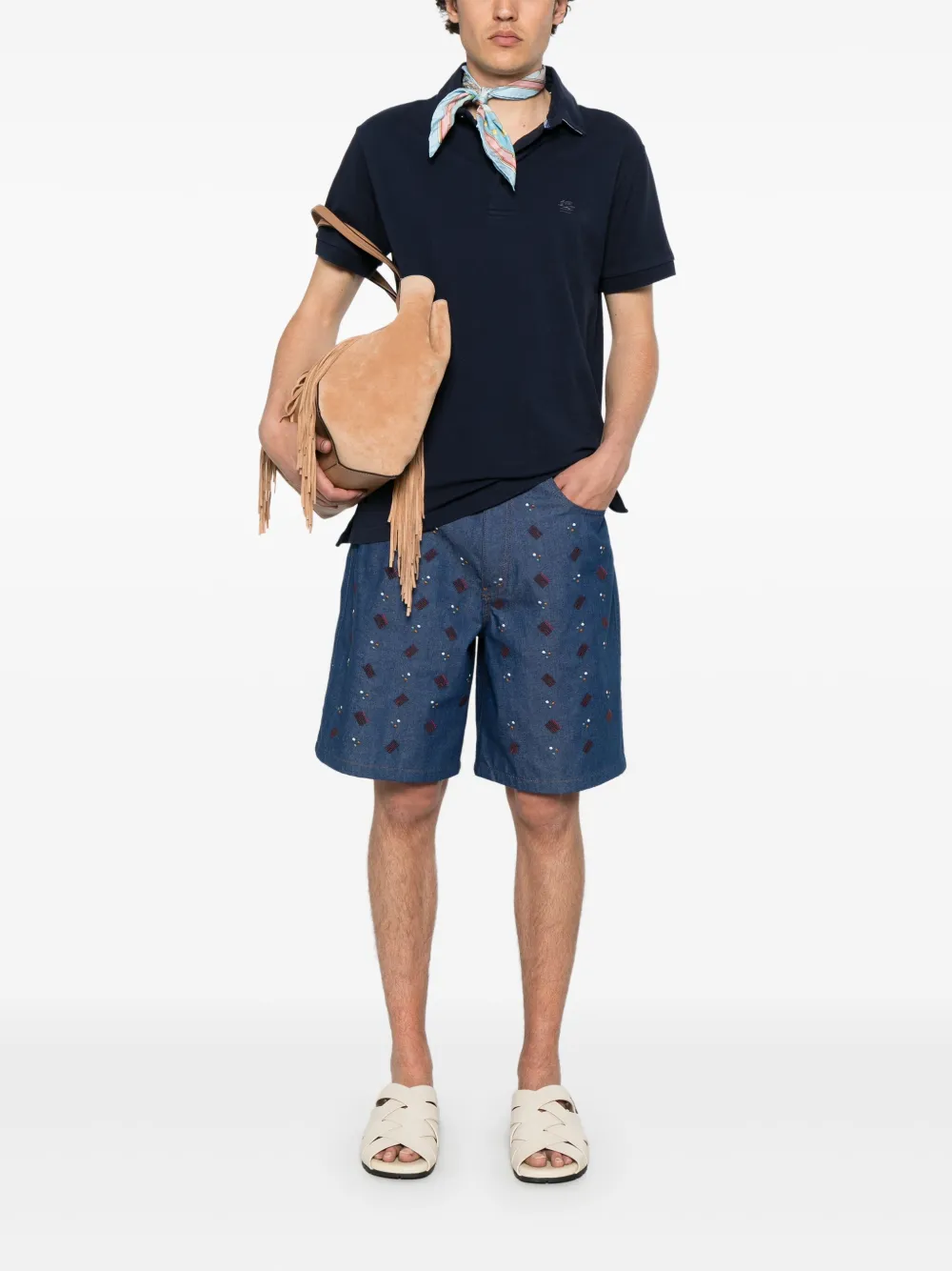 ETRO Katoenen poloshirt - Blauw