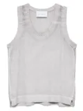 kaos linen top - Grey