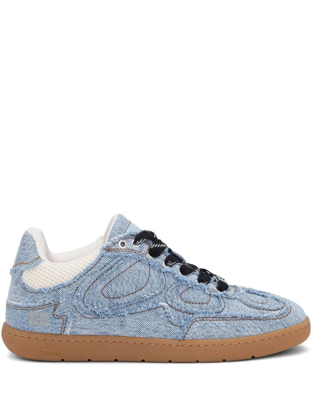 GANNI panelled sneakers Blue