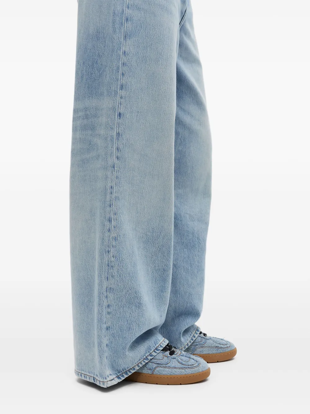 GANNI panelled sneakers Blue