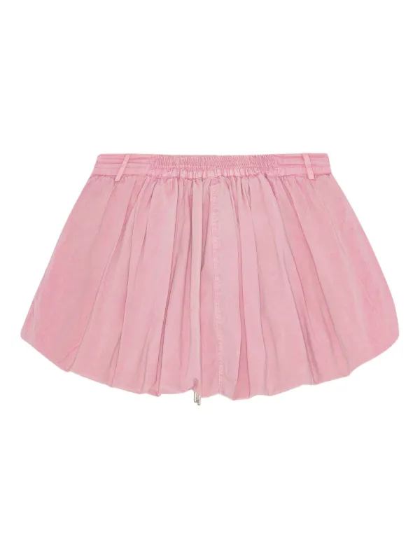 GANNI drawstring-waist Skirt | Pink | FARFETCH