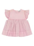 GANNI stretch-cotton blouse - Pink