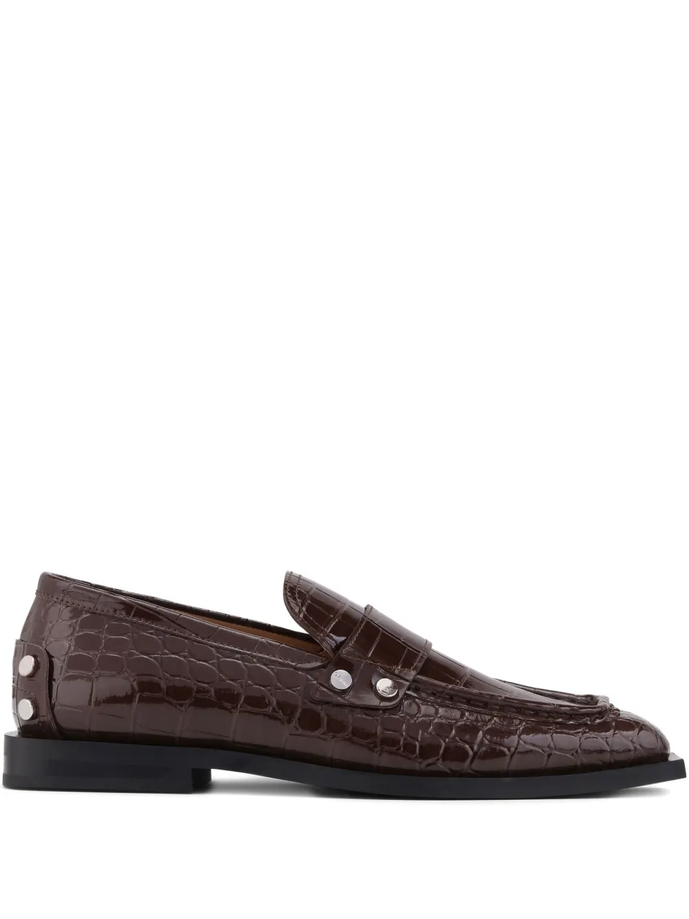 GANNI Jolene loafers Brown