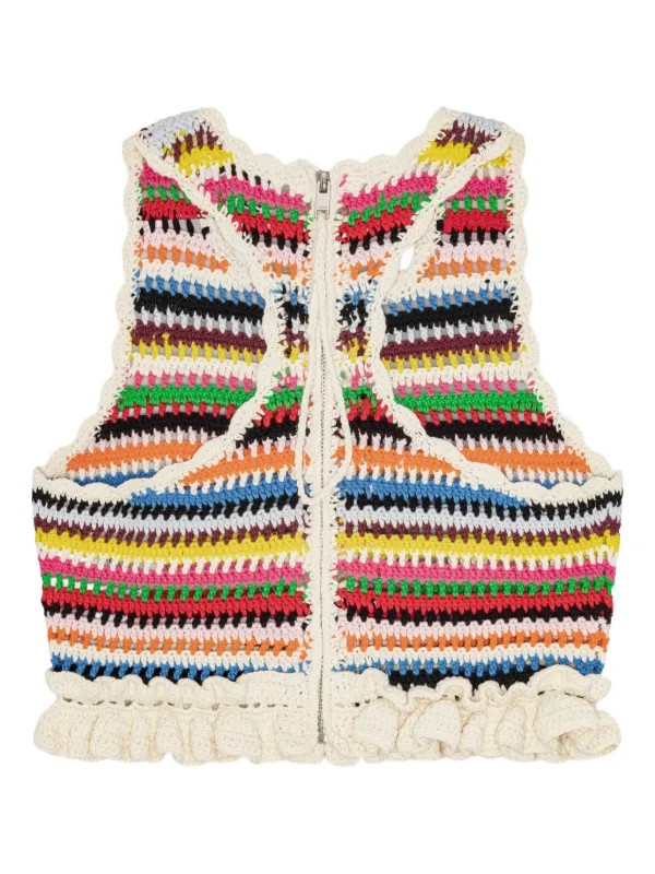 GANNI  Crochet スイムトップス　チューブトップ GANNI Crochet スイムトップスチューブトップ