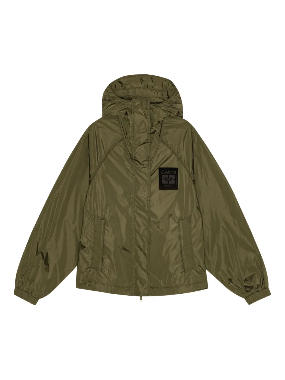 GANNI Jack met capuchon Groen