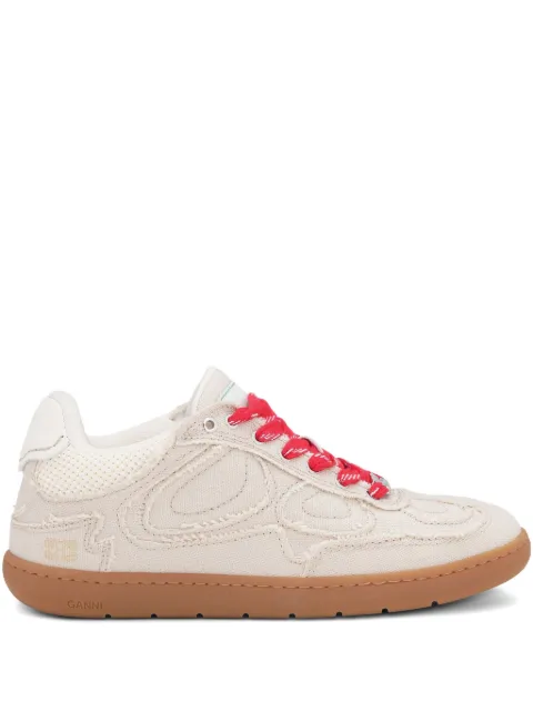 GANNI panelled sneakers