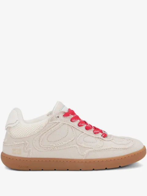 GANNI panelled sneakers