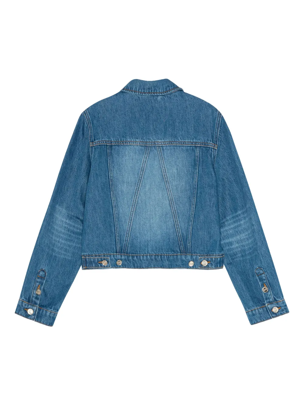 GANNI Denim jack Blauw