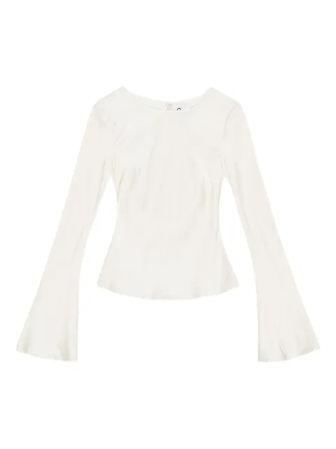 GANNI blouse en satin