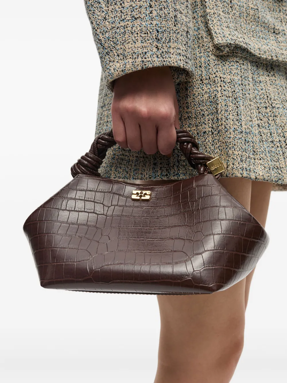 GANNI Kleine Bou shopper Rood