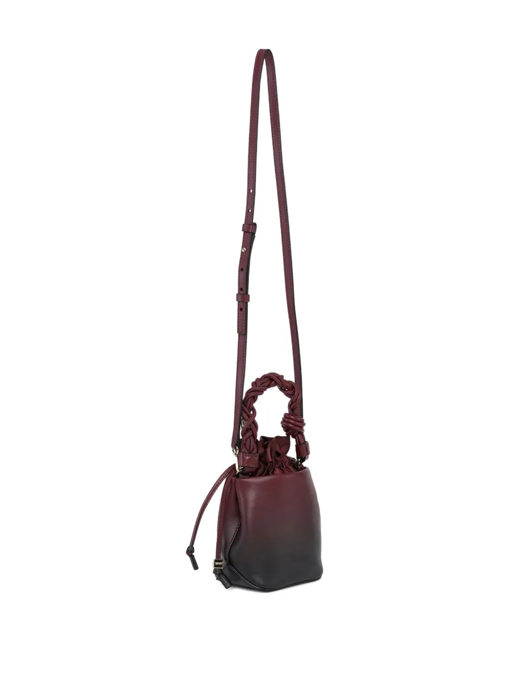 GANNI Bou bucket-tas Rood