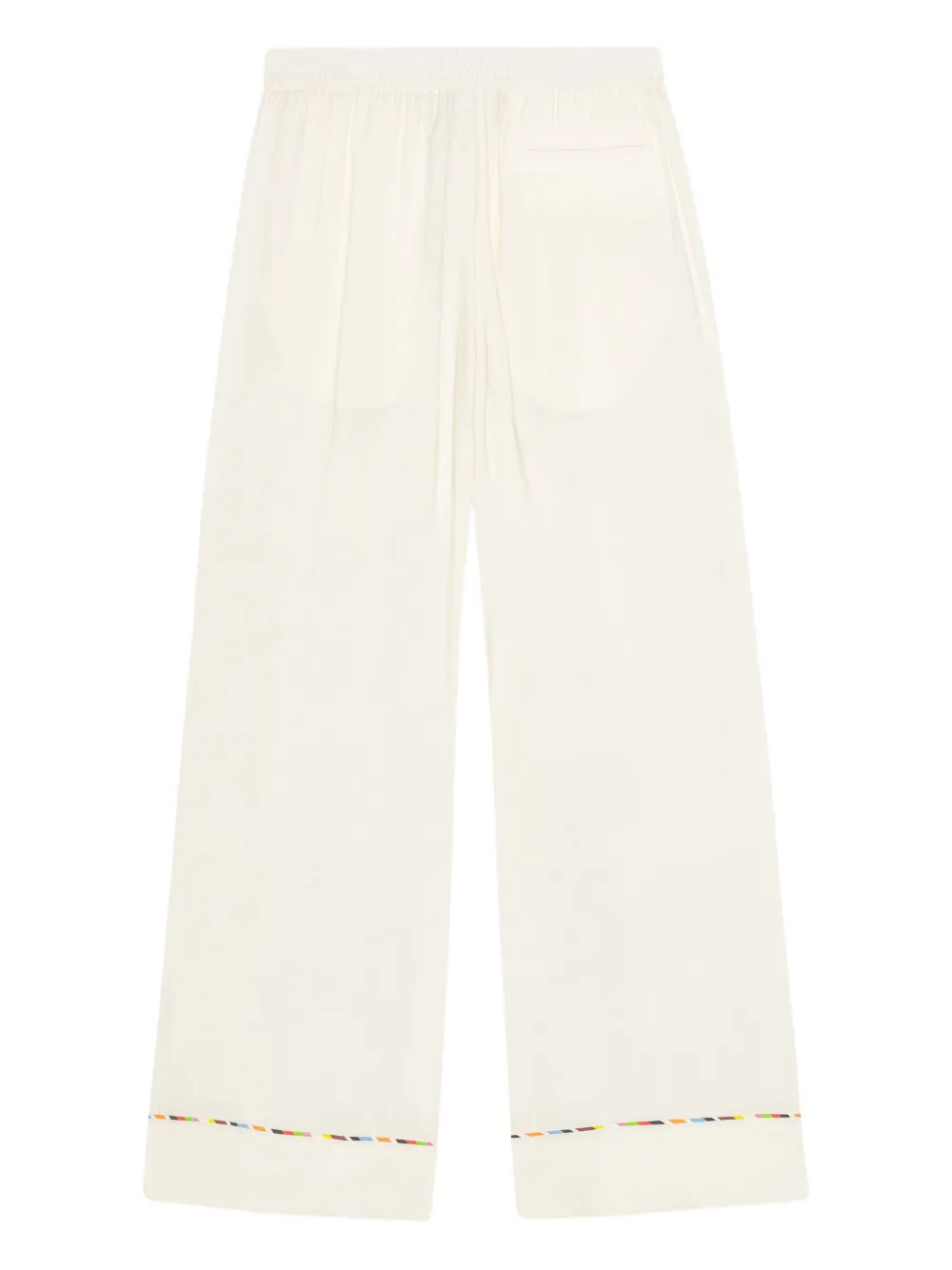 GANNI Broek met trekkoord - Beige