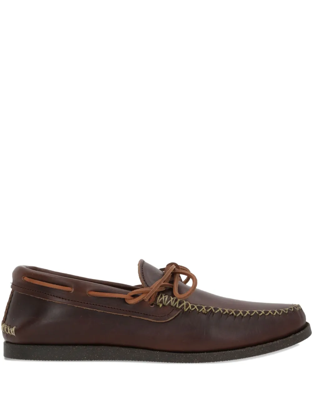 Yuketen Canoe デッキシューズ - ブラウン Yuketen Canoe デッキシューズ - ブラウン