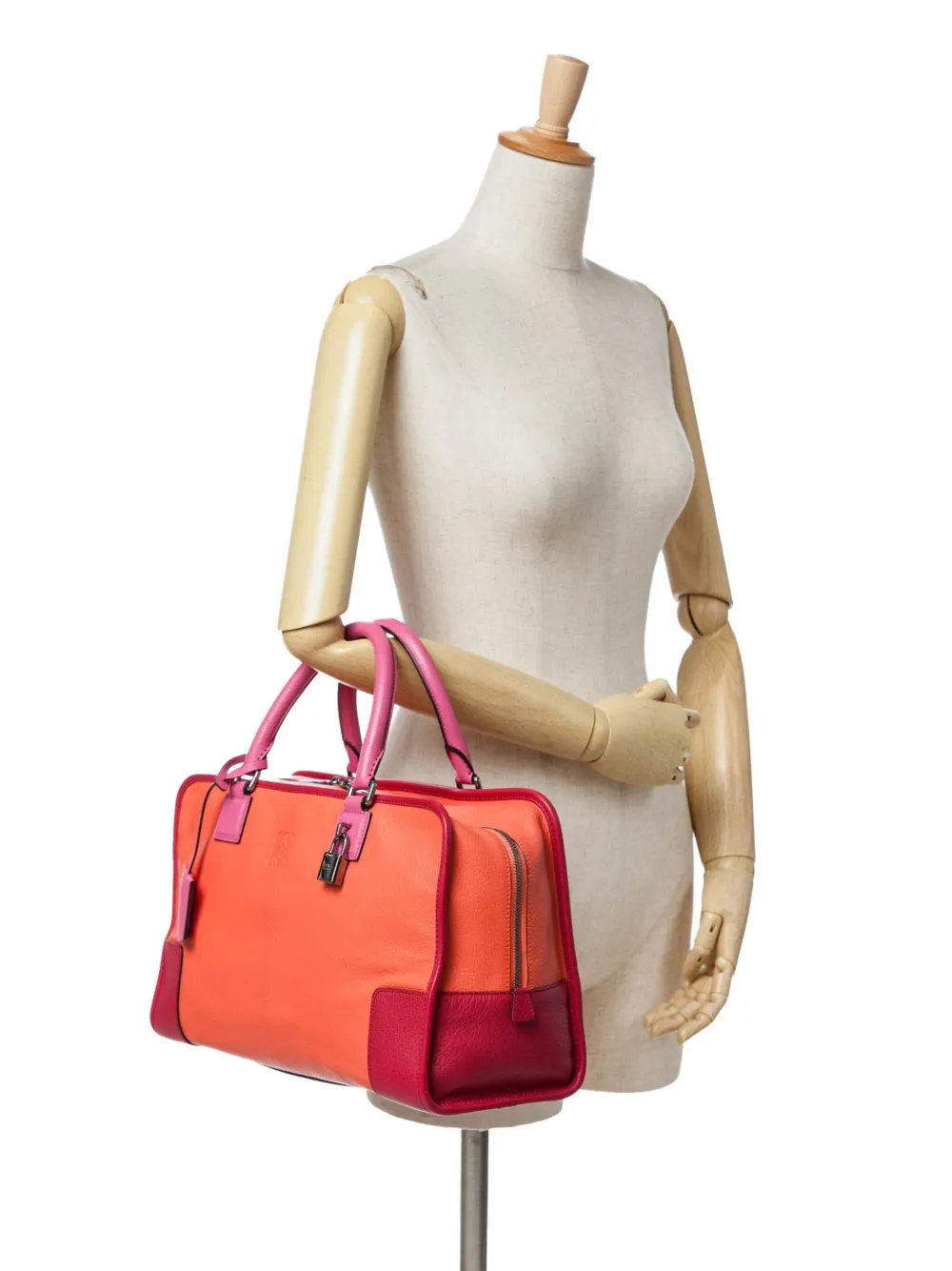 Loewe Pre-Owned 2012 Tricolor Leather Amazona 36 handbag | Pre-Owned | Image 2