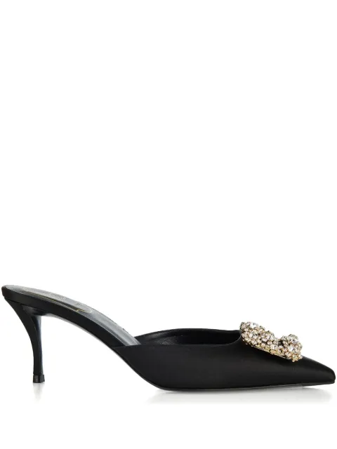 Roger Vivier 65mm Efflorescence crystal-embellished mules