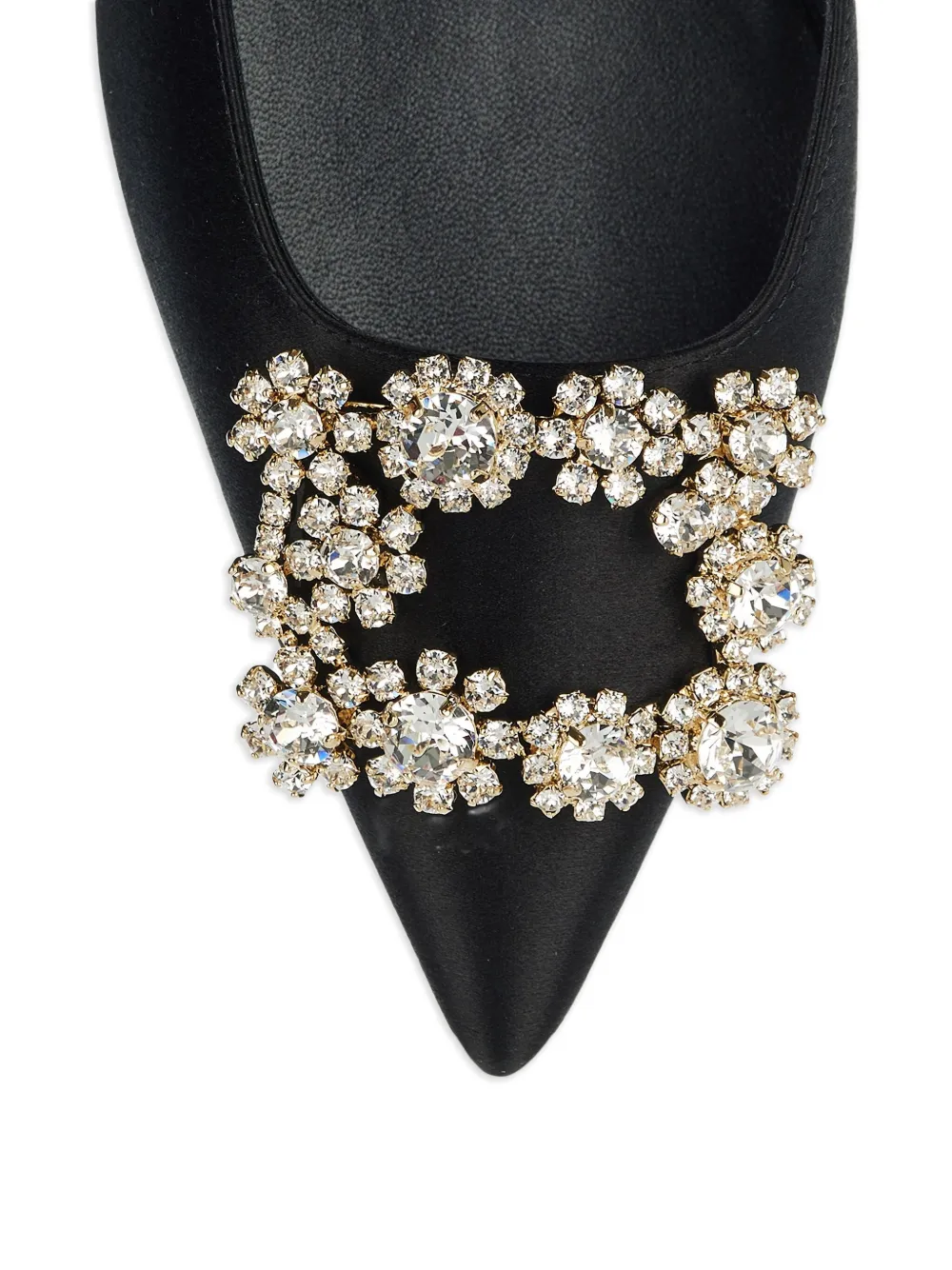 65mm Efflorescence Crystal-Embellished Mules