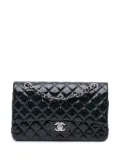 CHANEL Pre-Owned 2014 Medium Classic Patent Double Flap shoulder bag - Blue