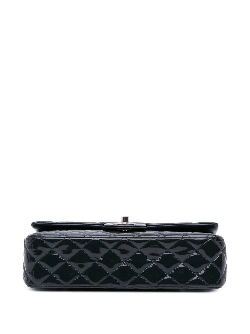 Pre-owned Chanel 2014 Medium Classic Patent Double Flap Shoulder Bag