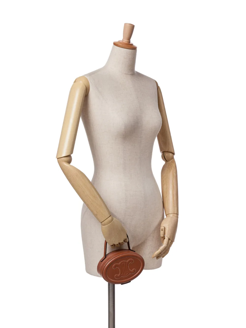 Céline Pre-Owned 2022 Calfskin Cuir Triomphe Oval handbag | Pre-Owned | Image 2