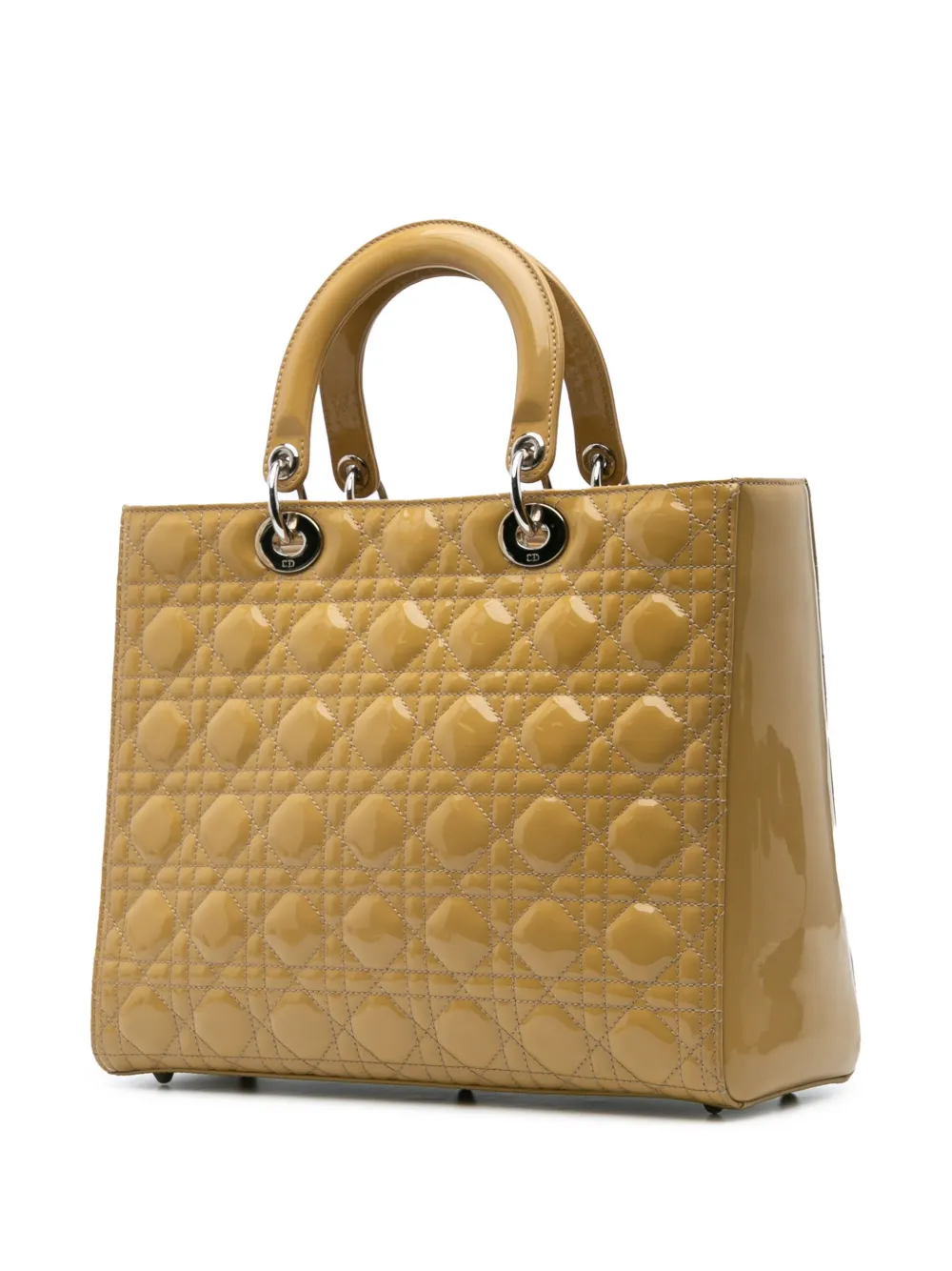 Christian Dior Pre-Owned 2012 Large Patent Cannage Lady Dior satchel | Pre-Owned | Image 2
