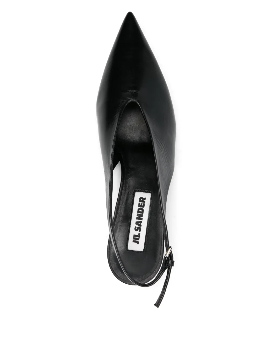 Jil Sander 40mm leather pumps Black