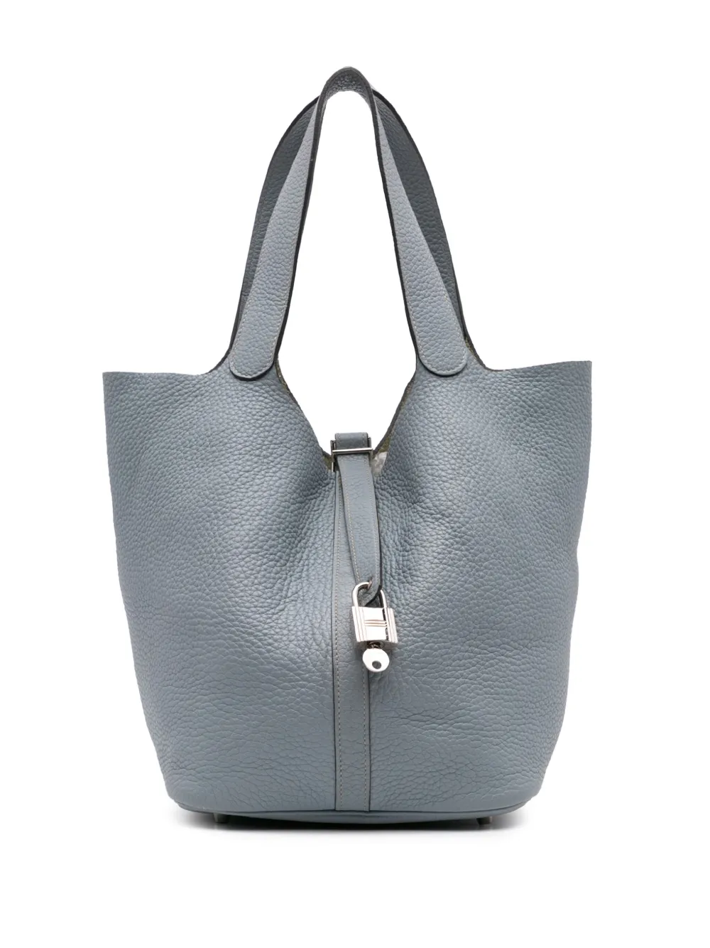 Hermès Pre-Owned 2013 Clemence Picotin Lock 26 handbag | Blue | Image 1