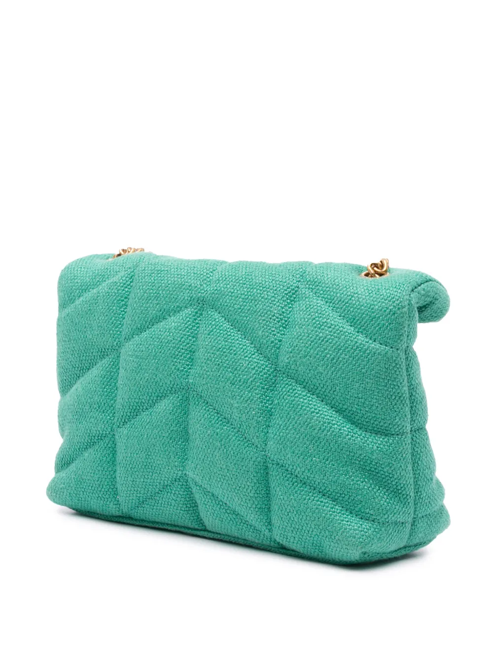 Pre-owned Saint Laurent 2021 Toy Canvas Loulou Puffer Crossbody Bag