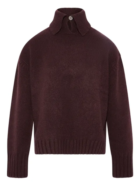 Yves Salomon cashmere collar sweater