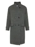 Yves Salomon double-breasted virgin-wool coat - Grey