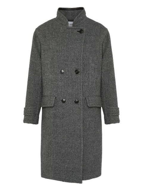 Yves Salomon double-breasted virgin-wool coat