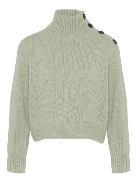Yves Salomon high-neck button-detail sweater