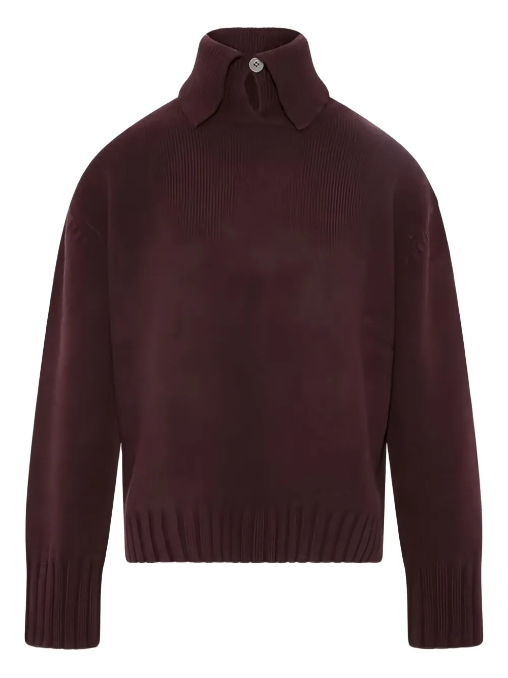 Yves Salomon high-neck cashmere sweater | Red | Image 1