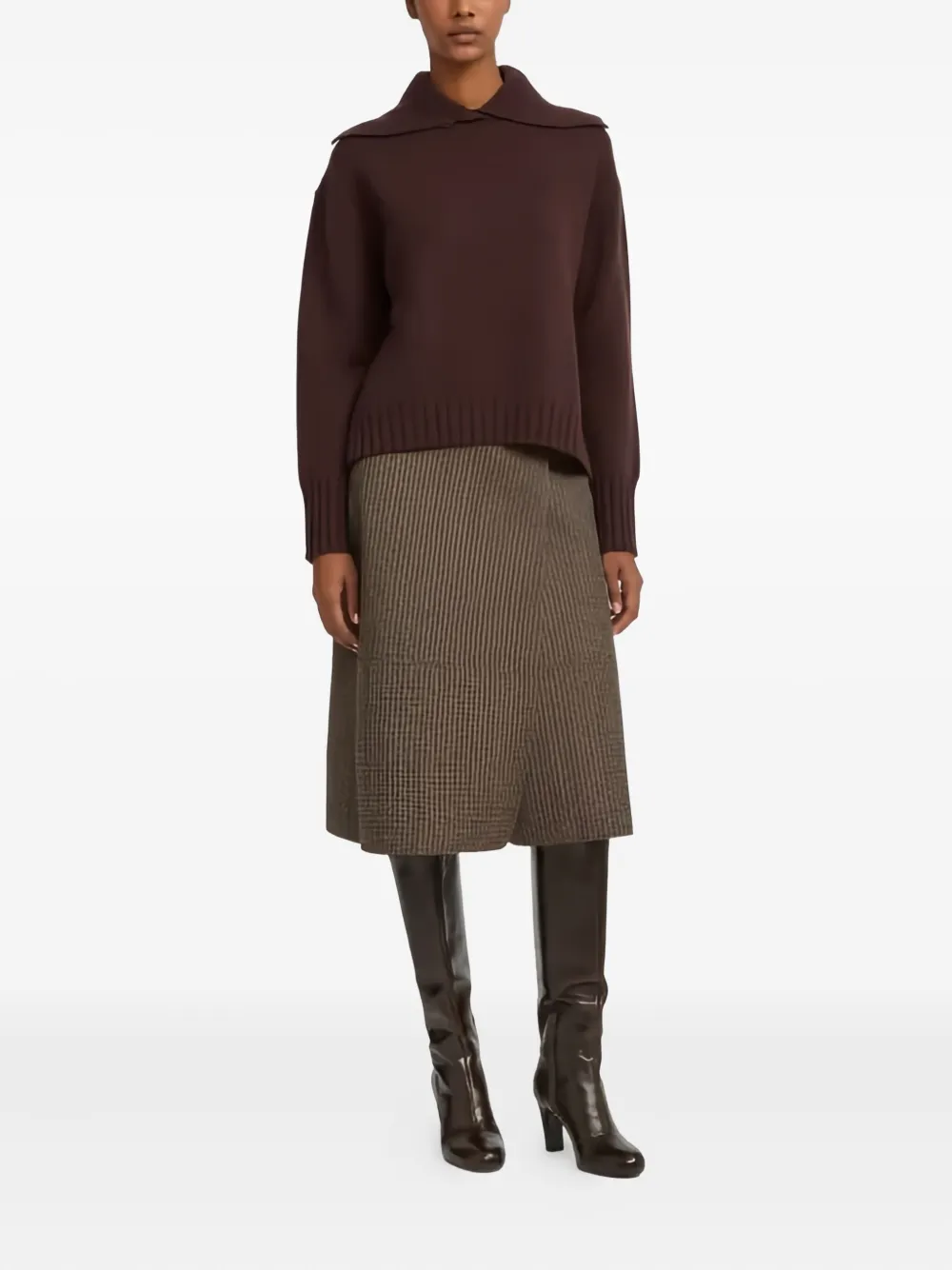 Yves Salomon high-neck cashmere sweater | Knitted Sweaters | Image 2