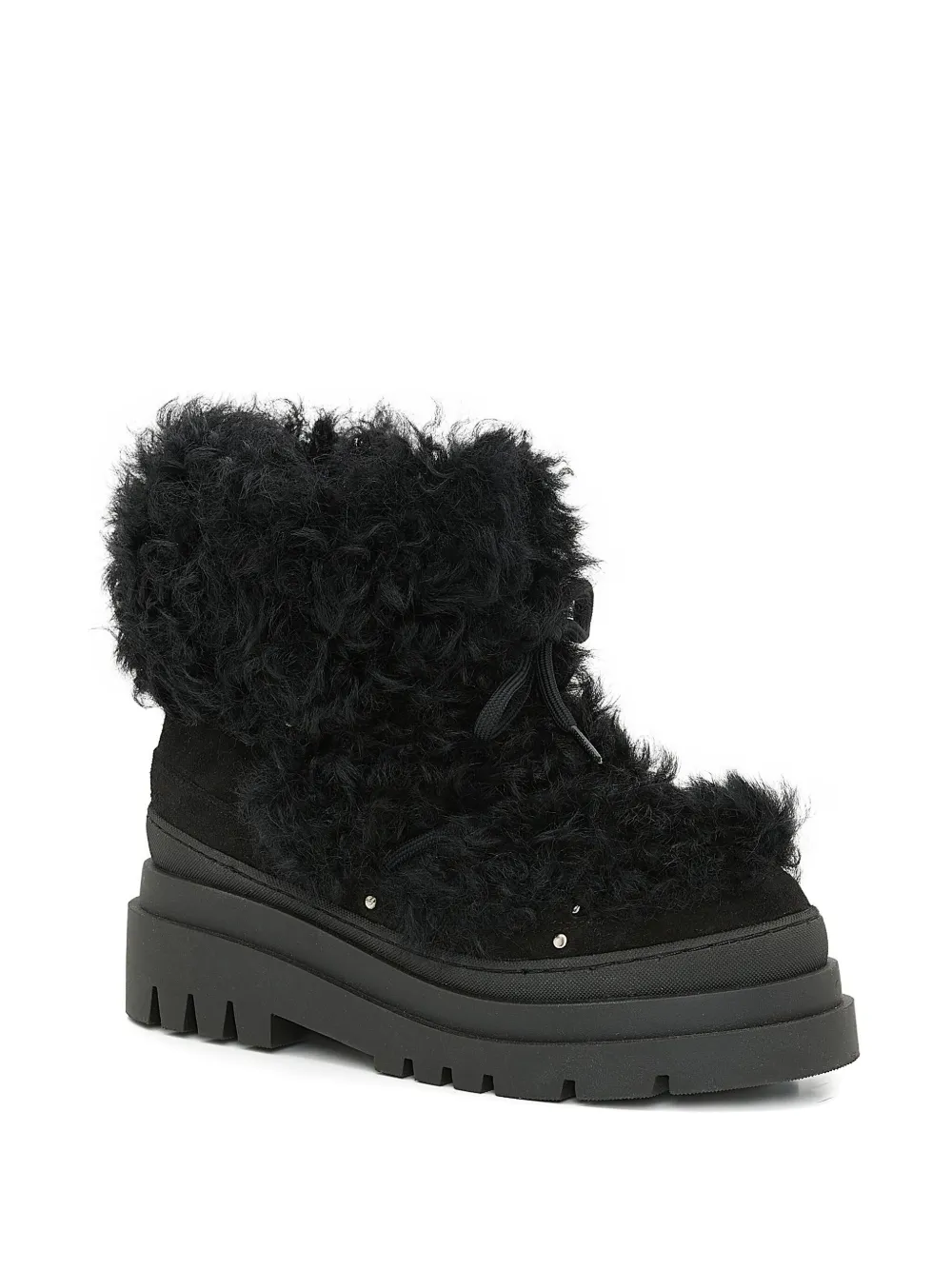Yves Salomon shearling platform boots | Ankle Boots | Image 2